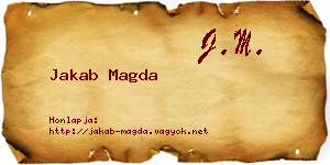 Jakab Magda névjegykártya